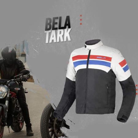 Bela Tark Motorcycle Jacket Black/Ice