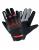 Bela Tracker Men Motorbike Gloves- Black/Red Fluor