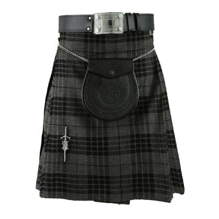 Grey Tartan Kilt