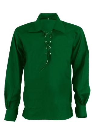 Jacobite Ghillie Kilt Shirt Green