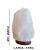 Lámpara de sal blanca grande del Himalaya 100% auténtica roca de cristal natural de alta calidad