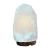 Himalayan Crystal Rock Salt Lamp Rare White Natural Shape Electric Wire & Bulb