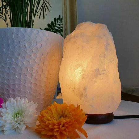 3-5 KG White Himalayan Salt Lamp 100% Authentic Natural Crystal Rock Top Quality