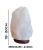 Himalayan Glow Natural White Salt Lamp Nachtlampje met houten voet/zoutlamp