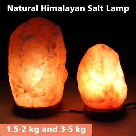 HIMALAYAN PINK SALT ROCK CRYSTAL LAMP NATURAL HEALING IONISING NIGHT LAMPS