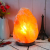 Natural Himalayan Salt Lamp Crystal Rock Salt Night Light with Wood Base & Bulb