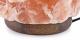 2 Pack Natural Himalayan Salt Lamp Hand Carved with Genuine Wood Base, Bulb Plug