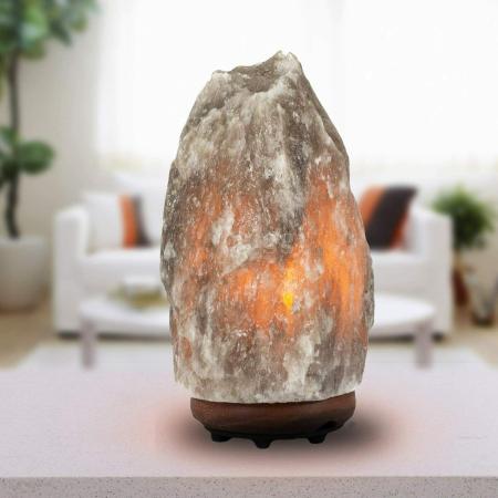 3-5 Kg Grey Natural Himalayan Salt Lamp Lights Salt Rock Night Light Lamps UK