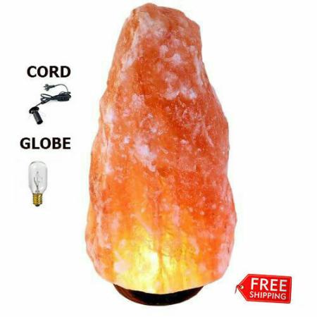 NATRUAL Pink Himalayan SALT LAMP Rock Crystal 5 TO 7 KG Night Table Lamps UK