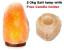 Himalayan Natural Rock Salt Lamp 2-3Kg with FREE Natural Salt Candle Holder