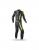 Bela Rocket Mix Kangaroo Man 2PC Leather Suit (Black/Yellow Fluorescent)