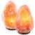 2 Pcs Crafted Himalayan Salt Lamp Natural Shape 3-5 kg Including (Cable + Bulb)