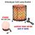 Round Metal Basket Natural Himalayan Salt Lamp + FREE USB PINK SALT LAMP