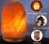Salt Lamp with Dimmer Swtich 100% Natural Himalayan Rock Shape Wooden Base