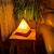 Pyramid Himalayan Salt Lamp Hand Carved Natural Pink Crystal Rock Healing Lamps