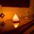 Pyramid Himalayan Salt Lamp Hand Carved Natural Pink Crystal Rock Night Lamps