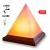 Pyramid Himalayan Salt Lamp Hand Carved Natural Pink Crystal Rock Healing Lamps