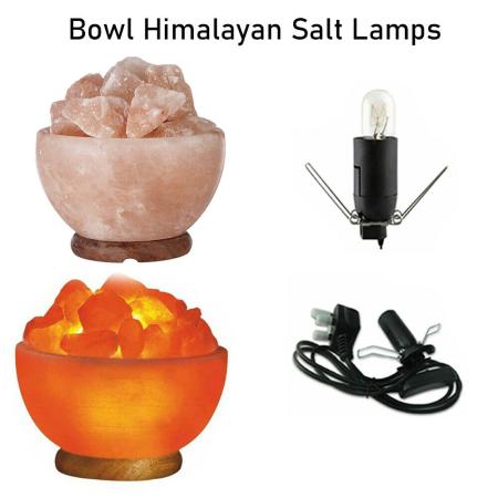 Christmas Gift Premium Quality Himalayan Salt Lamp Fire Bowl with Salt Chunks