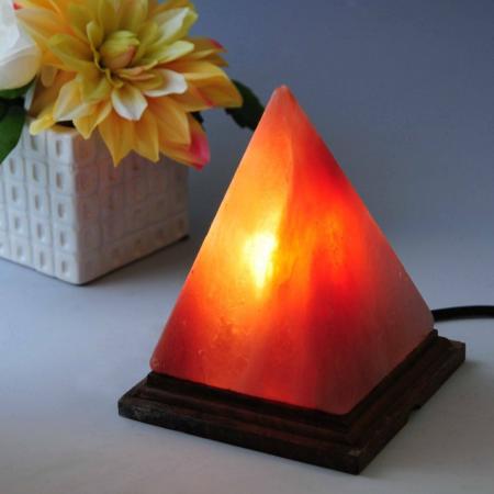 Pyramid Salt Lamp 100% Authentic Natural Pink Himalayan Crystal Rock Healin Lamp