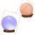 Ball Shape USB Salt Lamp Natural Pink Crystal Rock LED Light Lamp Christmas Gift