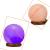 Ball Shape USB Salt Lamp Natural Pink Crystal Rock LED Light Lamp Christmas Gift