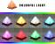 Pyramid Pink Himalayan Salt Lamp 7 Colors Changin, Crystal Rock White Salt Lamp