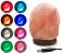 Himalayan Salt Lamp in Multi Color Changing LED Bulb, USB Cable and Wood Base