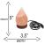Tear Drop Pink Himalayan Salt Lamp 7 Colors Changing, Crystal Rock USB Salt Lamp