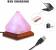 USB Himalayan Salt Lamp with 7 Colors Changing, Hand Carved Natural Salt Lamp