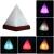 USB Himalayan Salt Lamp with 7 Colors Changing, Hand Carved Natural Salt Lamp