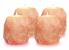 4x Natural Himalayan Salt Candle Holders Hand Carved Pink Crystal Rock Tea Light