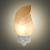 Himalayan Leaf Shape Hand Carved Crystal Rock Salt Lamp Night Light Wall Plugins