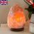 Natural Himalayan Salt Lamp Crystal Rock Salt Night Light with Wood Base & Bulb