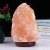 Natural Himalayan Salt Lamp Crystal Rock Salt Night Light with Wood Base & Bulb