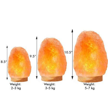 Natural Himalayan Salt Lamp 100% Authentic With Bulb & UK Plug, Pink Salt Lamps