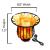 Himalayan Salt Lamp Pink Crystal Iron Basket Pink Salt with Power Cord and bulb