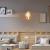 New Mini Hand Crafted Natural Crystal Himalayan White Salt Lamp Night Light Wall