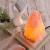 2 Pack Natural Hand Carved Himalayan Salt Lamp w/ Wood Base Bulb On & Off Switch