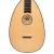 MUZIKKON STEEL LUTE GUITAR, 6 STRING VARIEGATED LACEWOOD ROSEWOOD