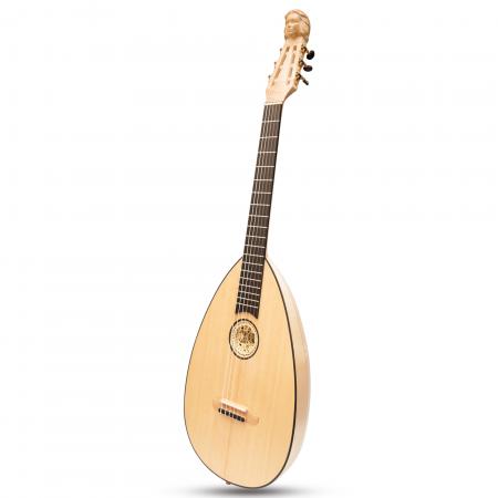 MUZIKKON LUTE GUITAR, 6 STRING MAPLE