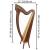 29 STRING BORU HARP WALNUT