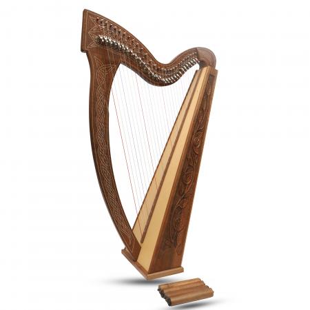 29 STRING BORU HARP WALNUT