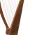 CROSS STRUNG HARP, 38 STRING WALNUT