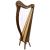 Muzikkon 29 String Ard Ri Harp Walnut