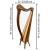 MUZIKKON 29 STRING ARD RI HARP WALNUT