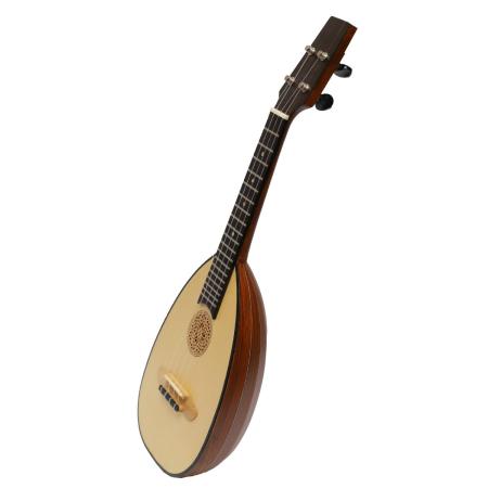 HEARTLAND BAROQUE UKULELE, 4 STRING SOPRANO ROSEWOOD LEFT HANDED