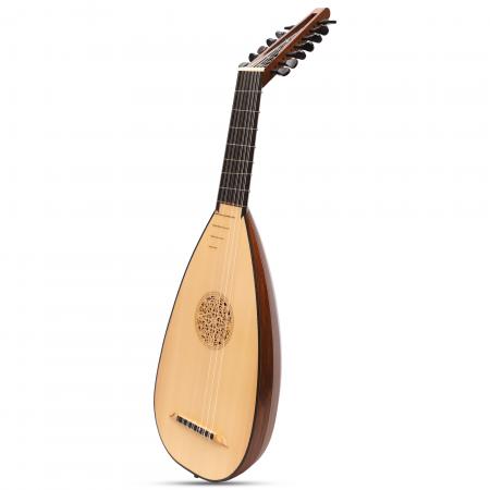 MUZIKKON TRAVEL LUTE, 7 COURSE ROSEWOOD