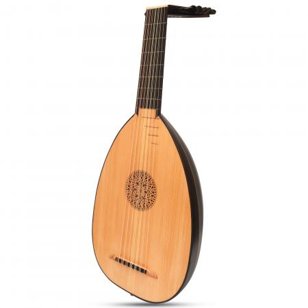 MUZIKKON RENAISSANCE LUTE, 7 COURSE EBONY