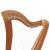 MUZIKKON MCHUGH HARP 27 STRING MAHOGANY SQUARE BACK