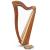 MUZIKKON MCHUGH HARP 27 STRING MAHOGANY SQUARE BACK